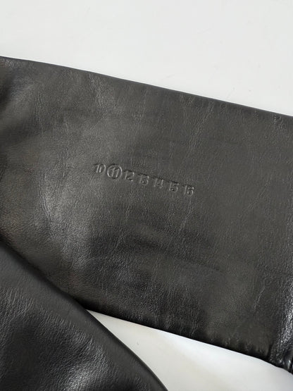 Maison Margiela Black Leather Glove Belt