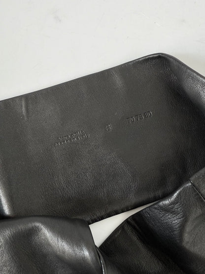 Maison Margiela Black Leather Glove Belt