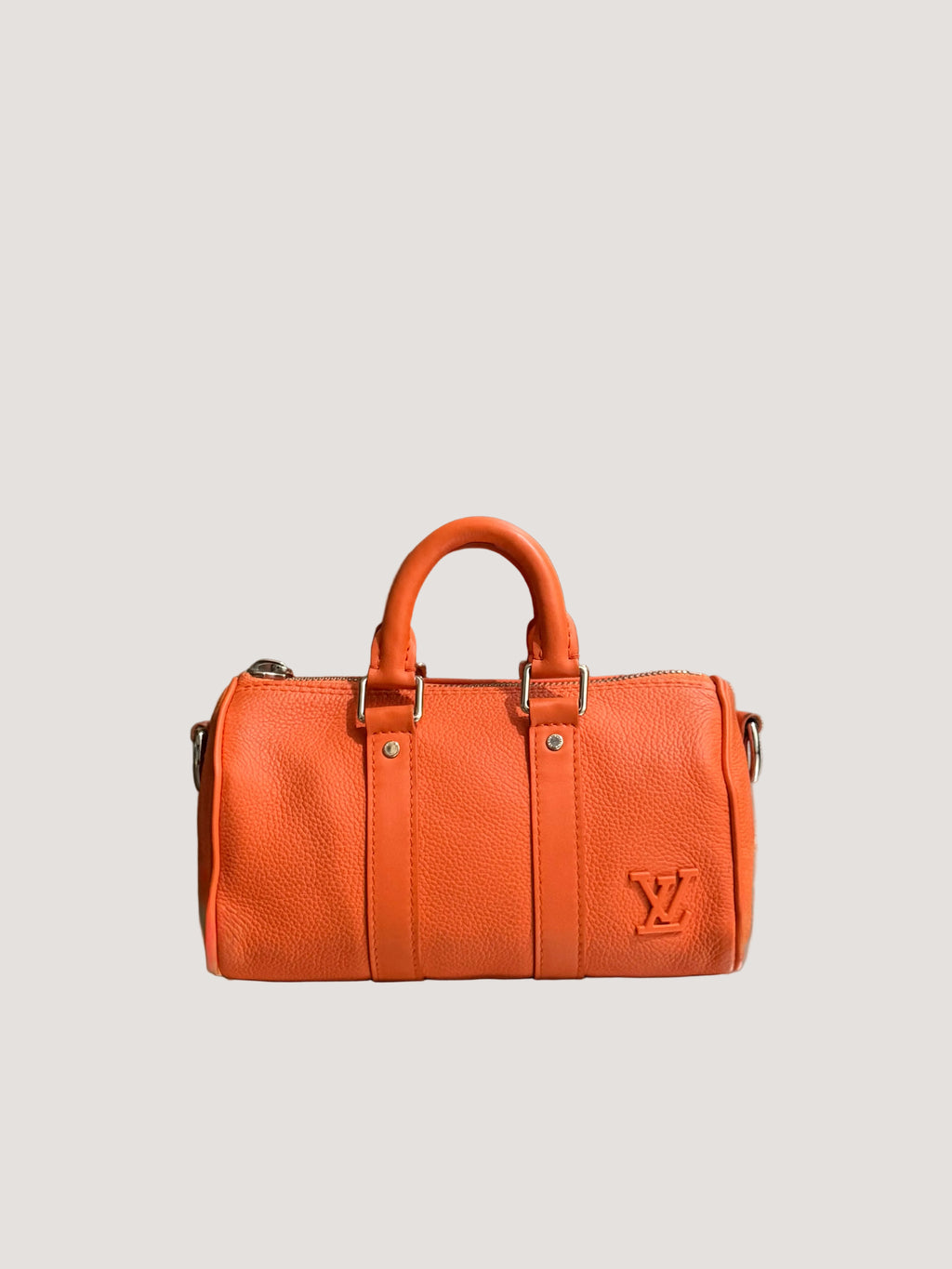 Louis Vuitton Volcano Orange Aerogram Keepall XS