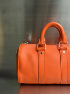 Louis Vuitton Volcano Orange Aerogram Keepall XS