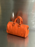 Louis Vuitton Volcano Orange Aerogram Keepall XS