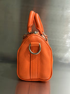 Louis Vuitton Volcano Orange Aerogram Keepall XS