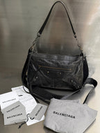 Balenciaga Black Le City Moto Bag