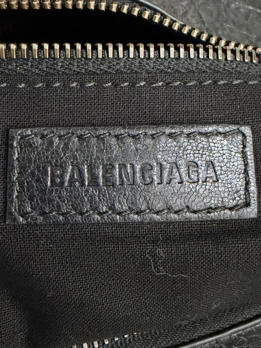 Balenciaga Black Le City Moto Bag