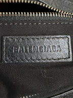 Balenciaga Black Le City Moto Bag