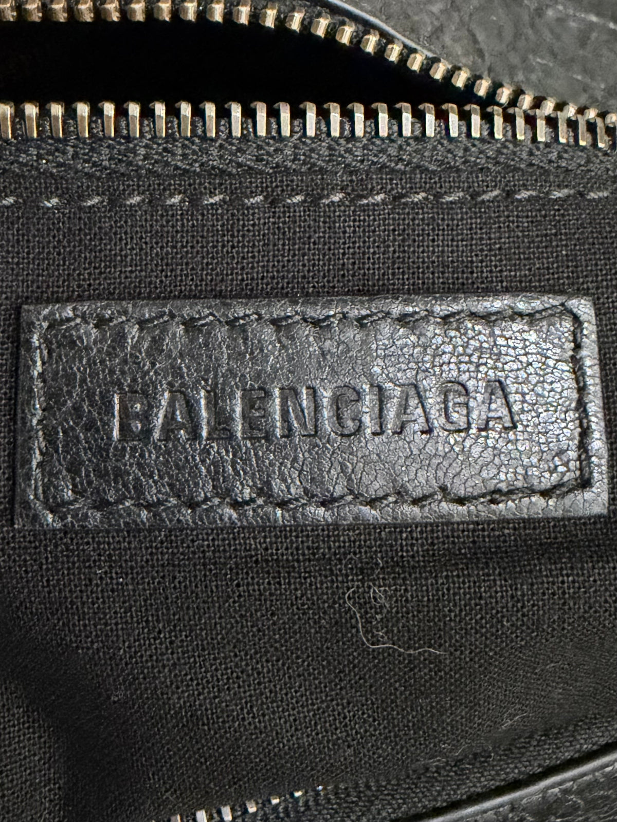 Balenciaga Black Le City Moto Bag