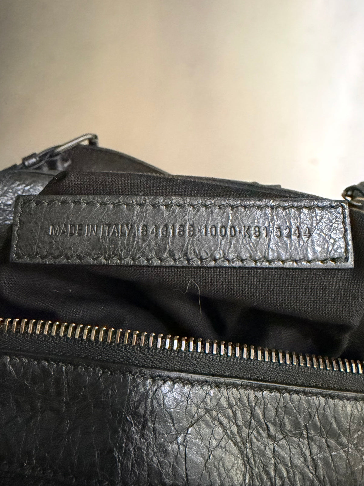 Balenciaga Black Le City Moto Bag