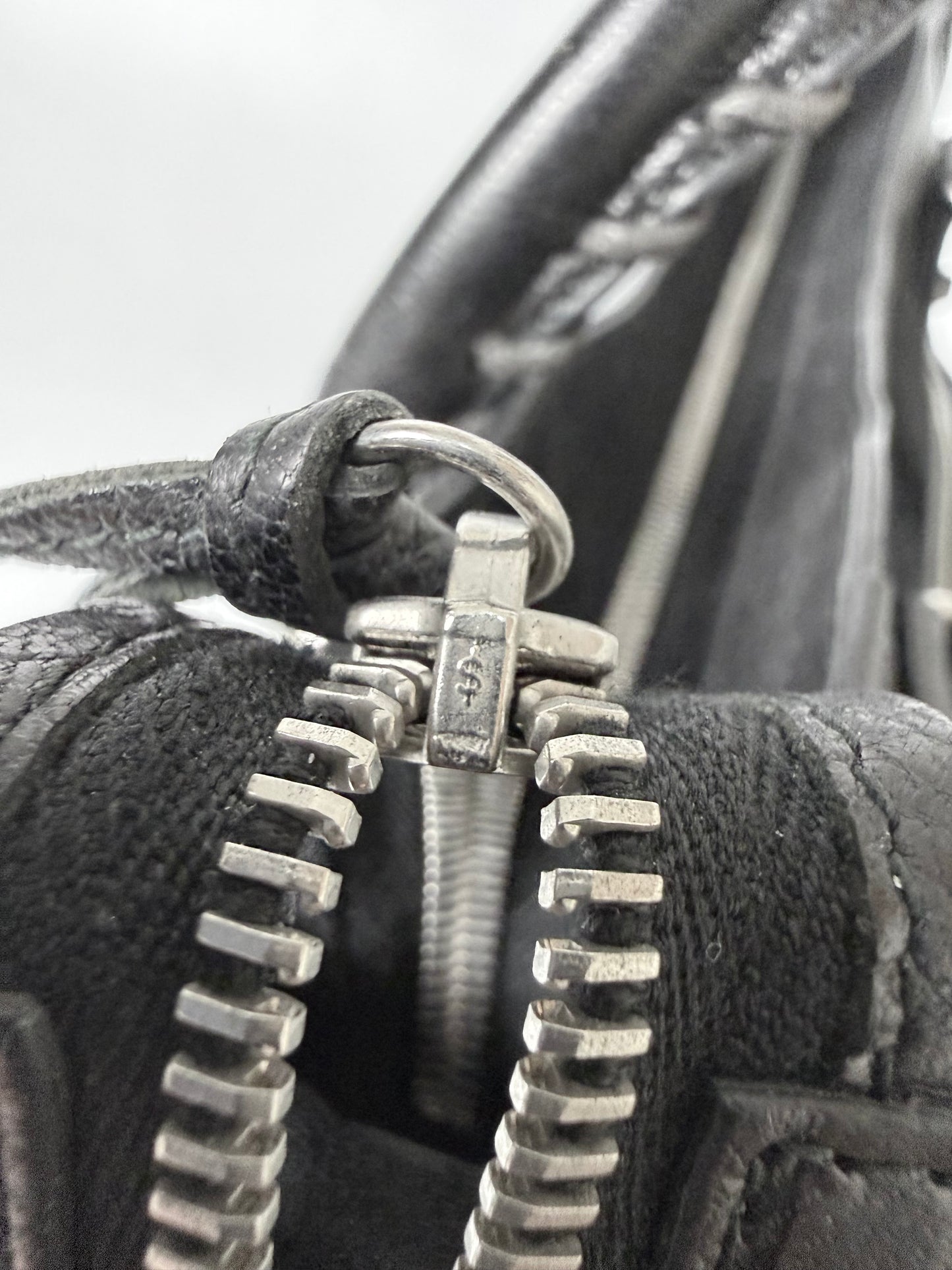 Balenciaga Vélo Black Pony Hair Classic Silver Hardware City