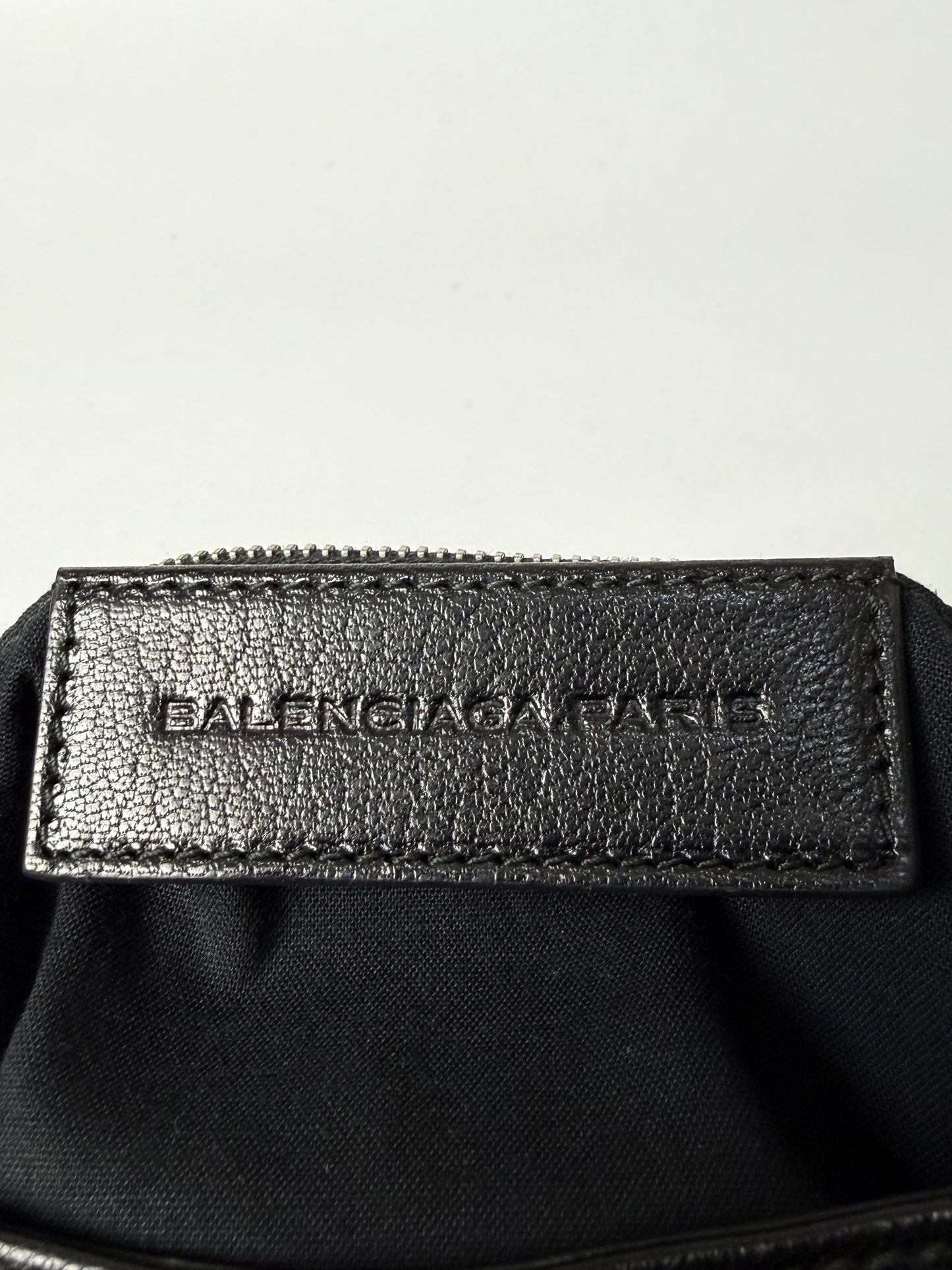 Balenciaga Vélo Black Pony Hair Classic Silver Hardware City