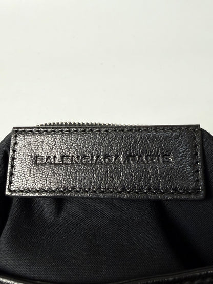 Balenciaga Vélo Black Pony Hair Classic Silver Hardware City