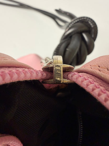 2003 Chanel Pink Cambon Ligne Messenger Bag