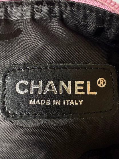 2003 Chanel Pink Cambon Ligne Messenger Bag