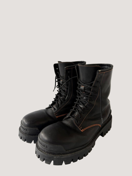 Balenciaga Strike Lace-Up Boots
