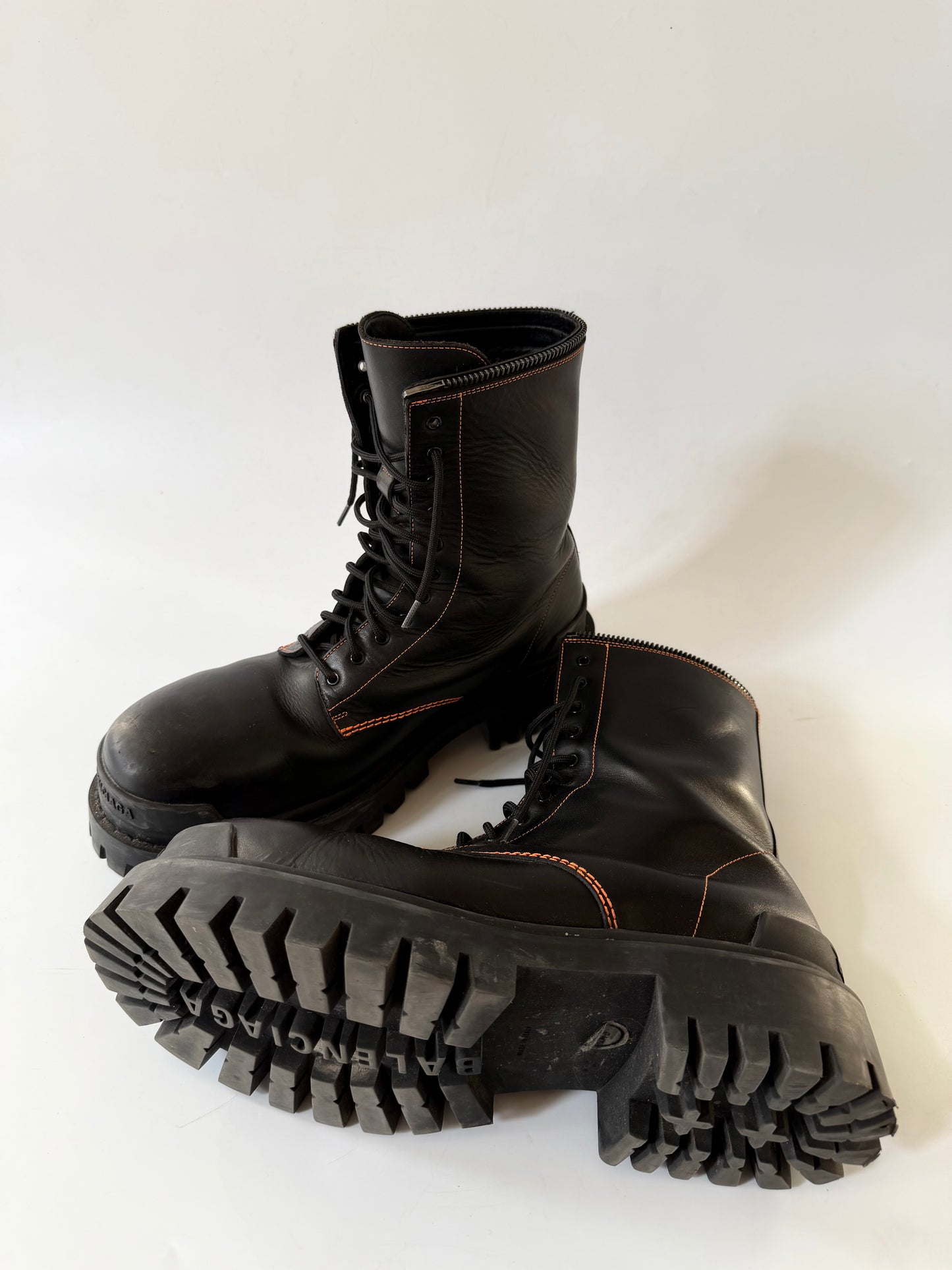 Balenciaga Strike Lace-Up Boots