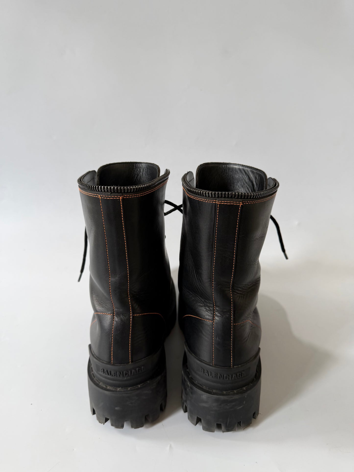 Balenciaga Strike Lace-Up Boots