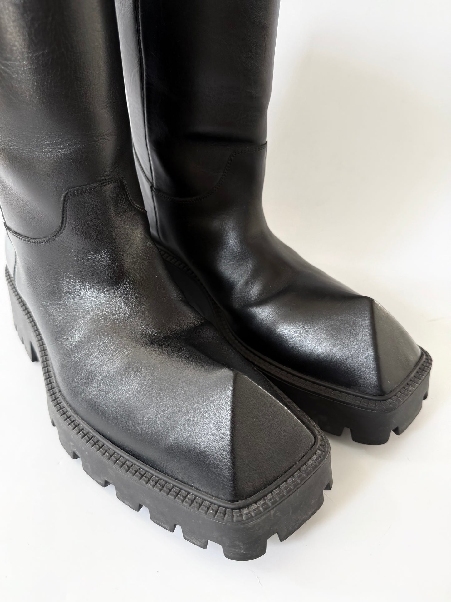 Balenciaga Rhino Leather Boots