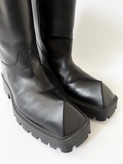Balenciaga Rhino Leather Boots