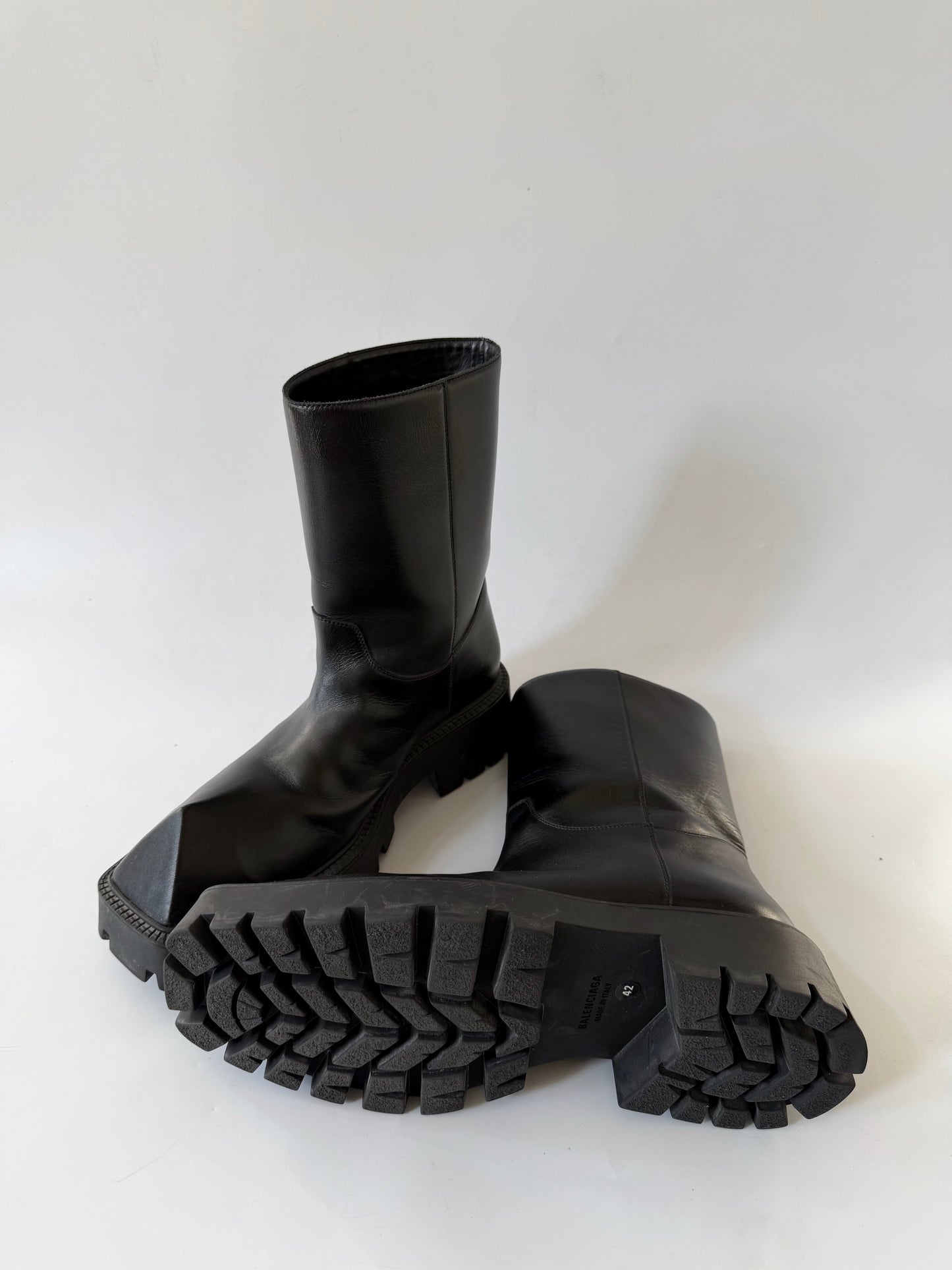 Balenciaga Rhino Leather Boots