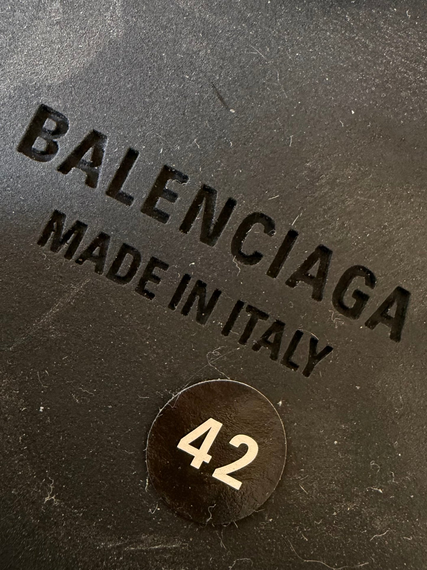 Balenciaga Rhino Leather Boots
