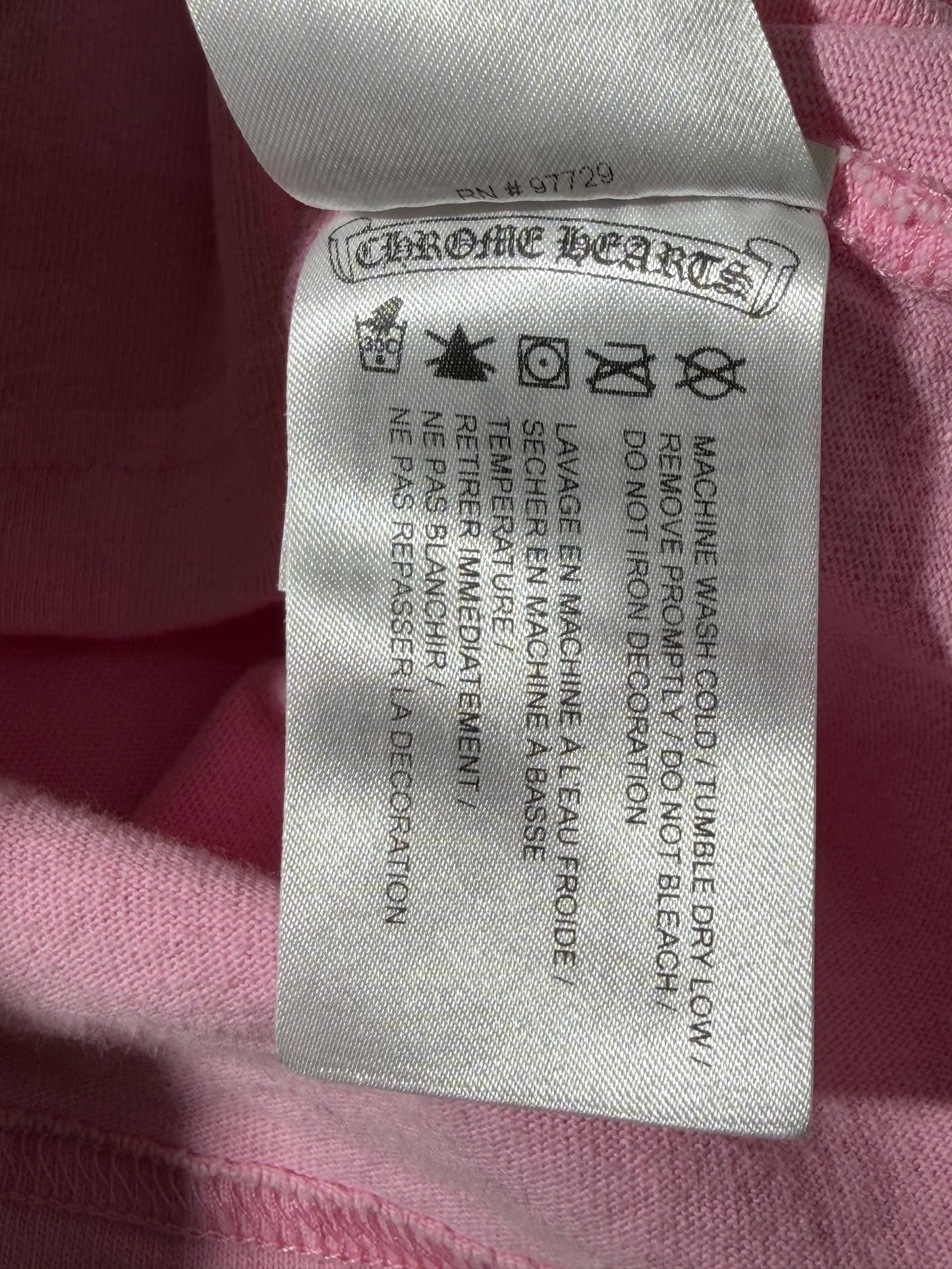 Chrome Hearts x Matty Boy Vanity Affair Pink Long Sleeve