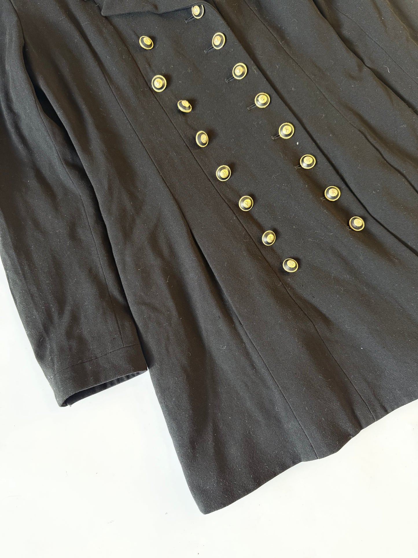 Chanel Boutique Coco Button Double-Breasted Long Jacket