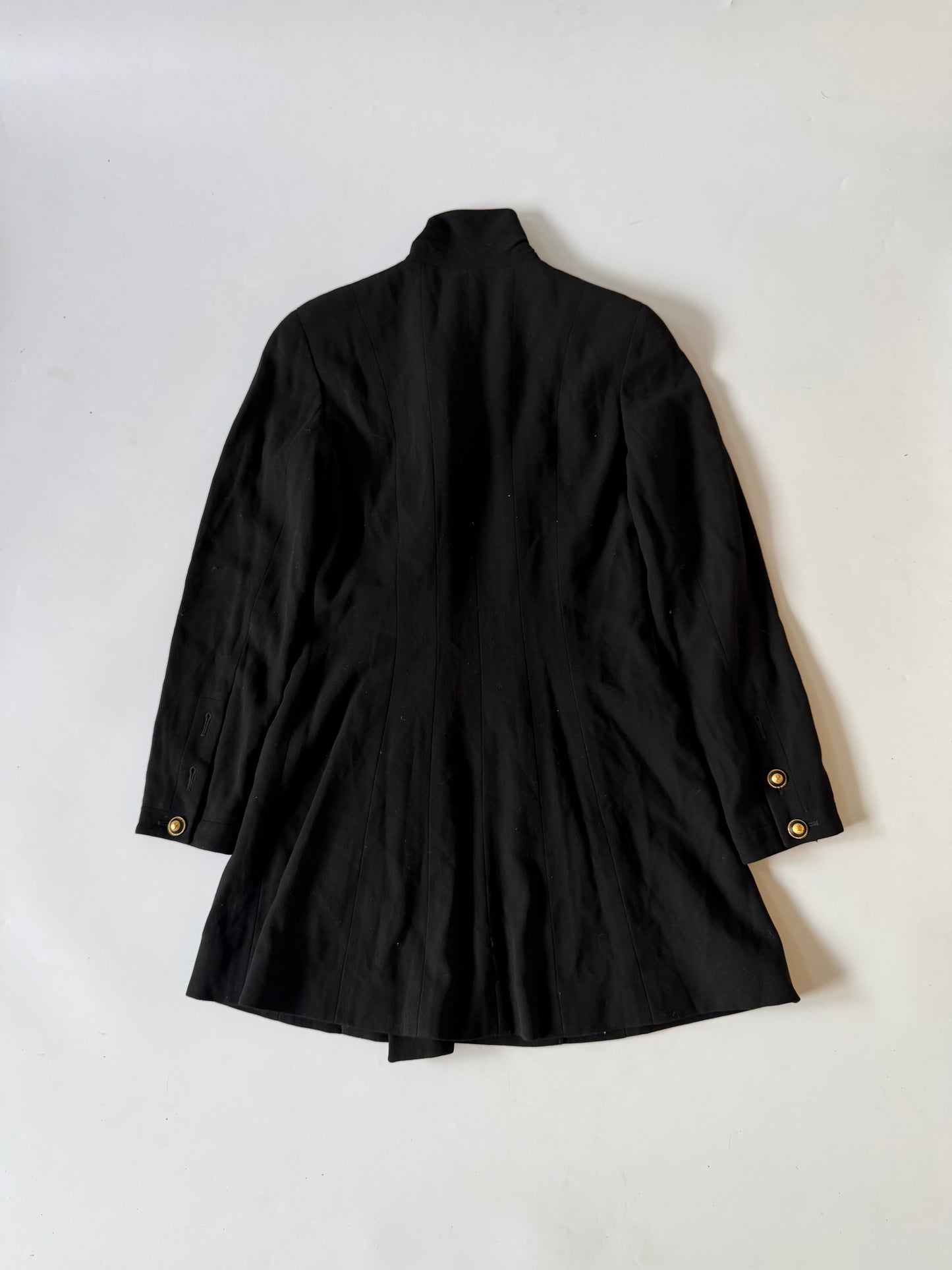 Chanel Boutique Coco Button Double-Breasted Long Jacket