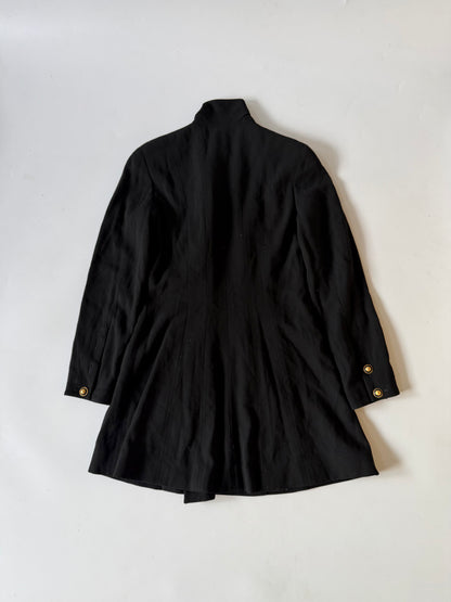Chanel Boutique Coco Button Double-Breasted Long Jacket