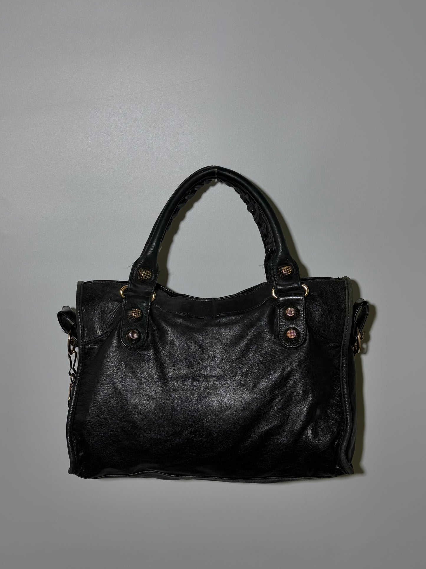 2000’s Balenciaga Black Giant 21 Rose Gold City Bag