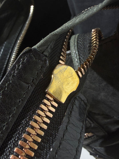 2000’s Balenciaga Black Giant 21 Rose Gold City Bag