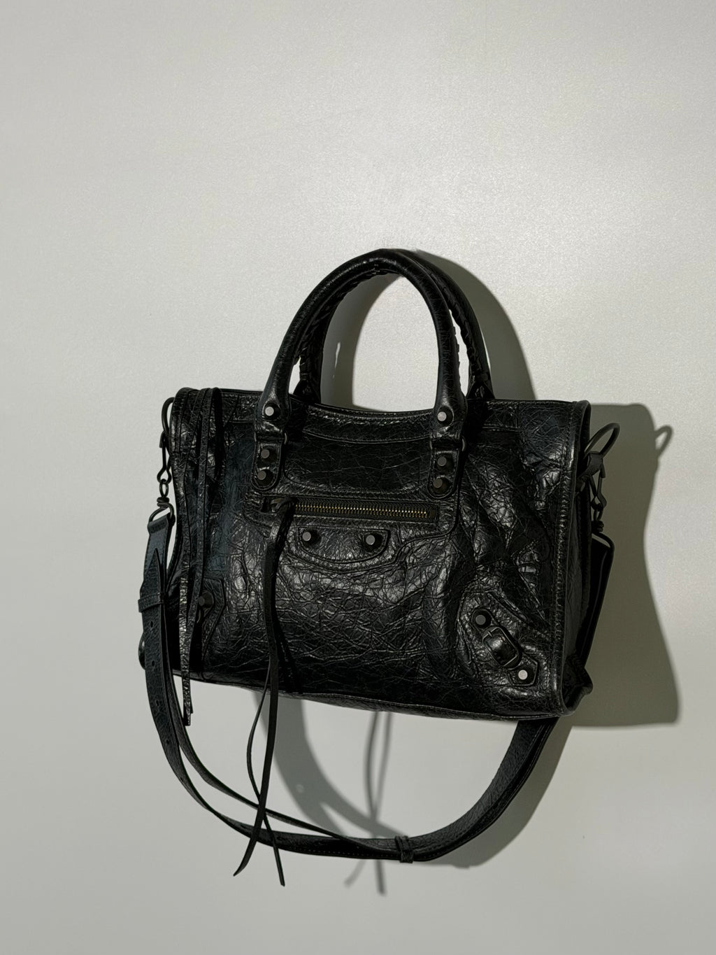 2000’s Small Balenciaga Black Classic City Bag