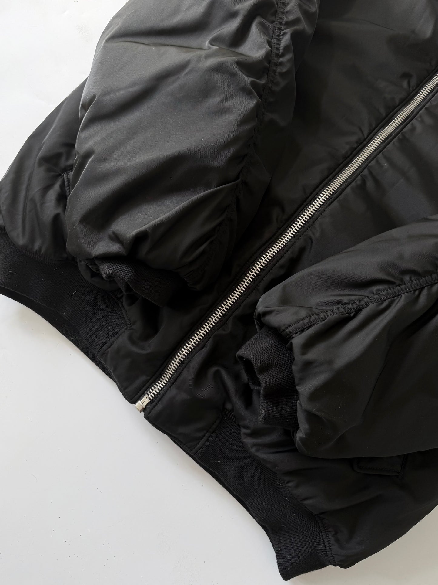 Prada A/W 2022 Re-Nylon Black Bomber Jacket