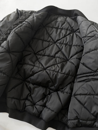 Prada A/W 2022 Re-Nylon Black Bomber Jacket