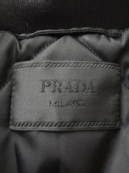 Prada A/W 2022 Re-Nylon Black Bomber Jacket