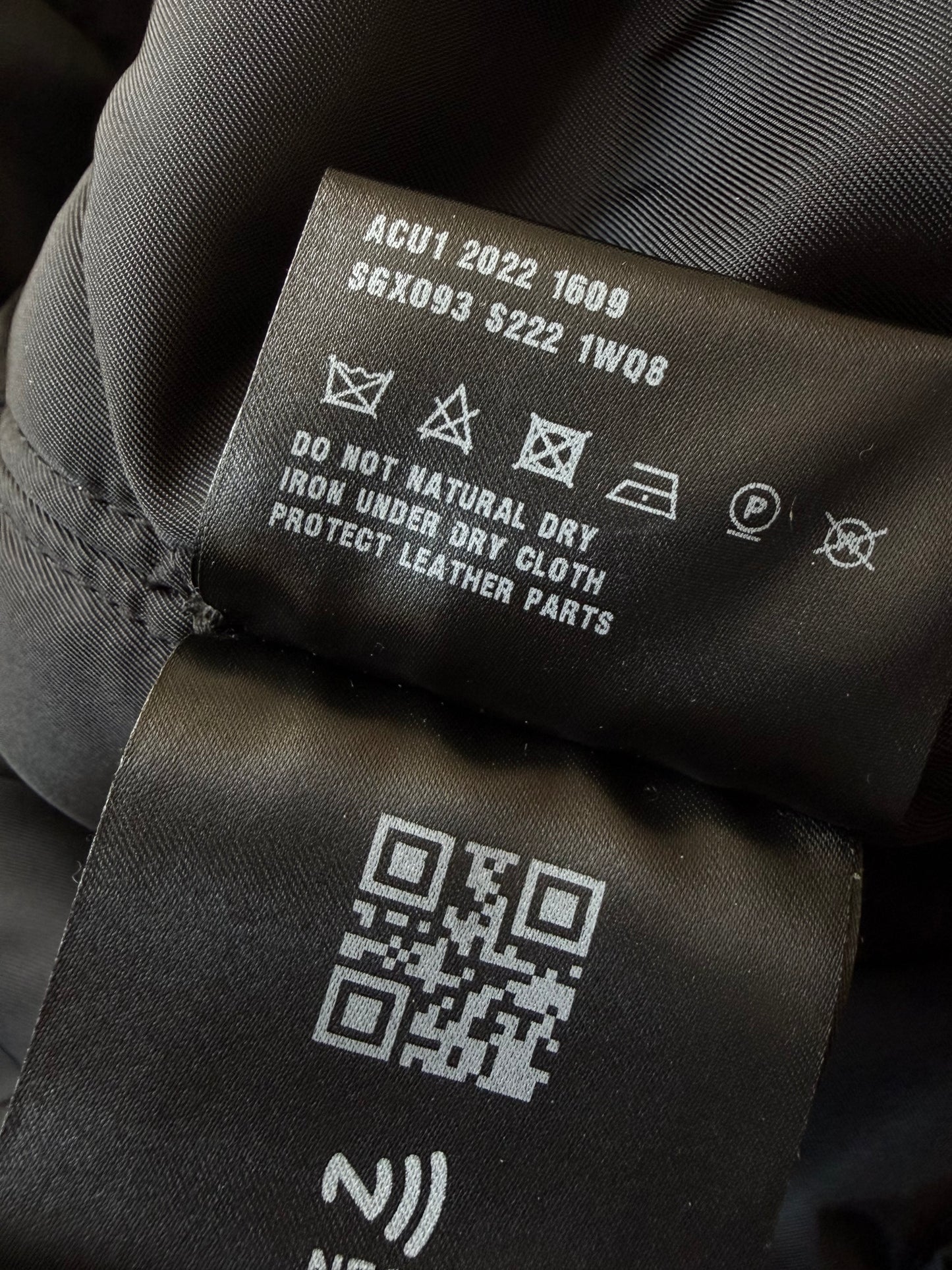 Prada A/W 2022 Re-Nylon Black Bomber Jacket