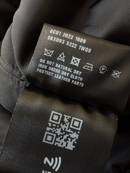 Prada A/W 2022 Re-Nylon Black Bomber Jacket