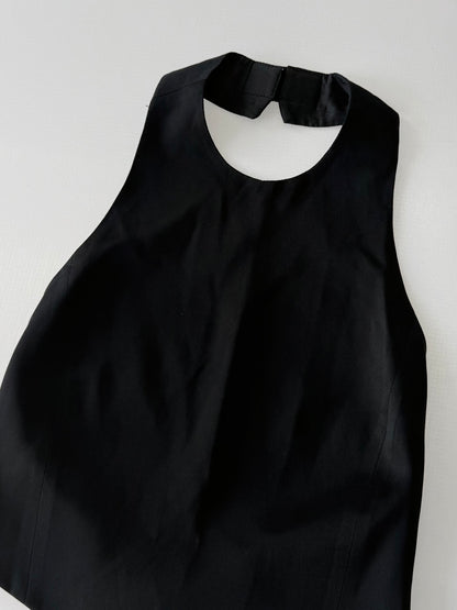 Emporio Armani Black Halter Neck Top