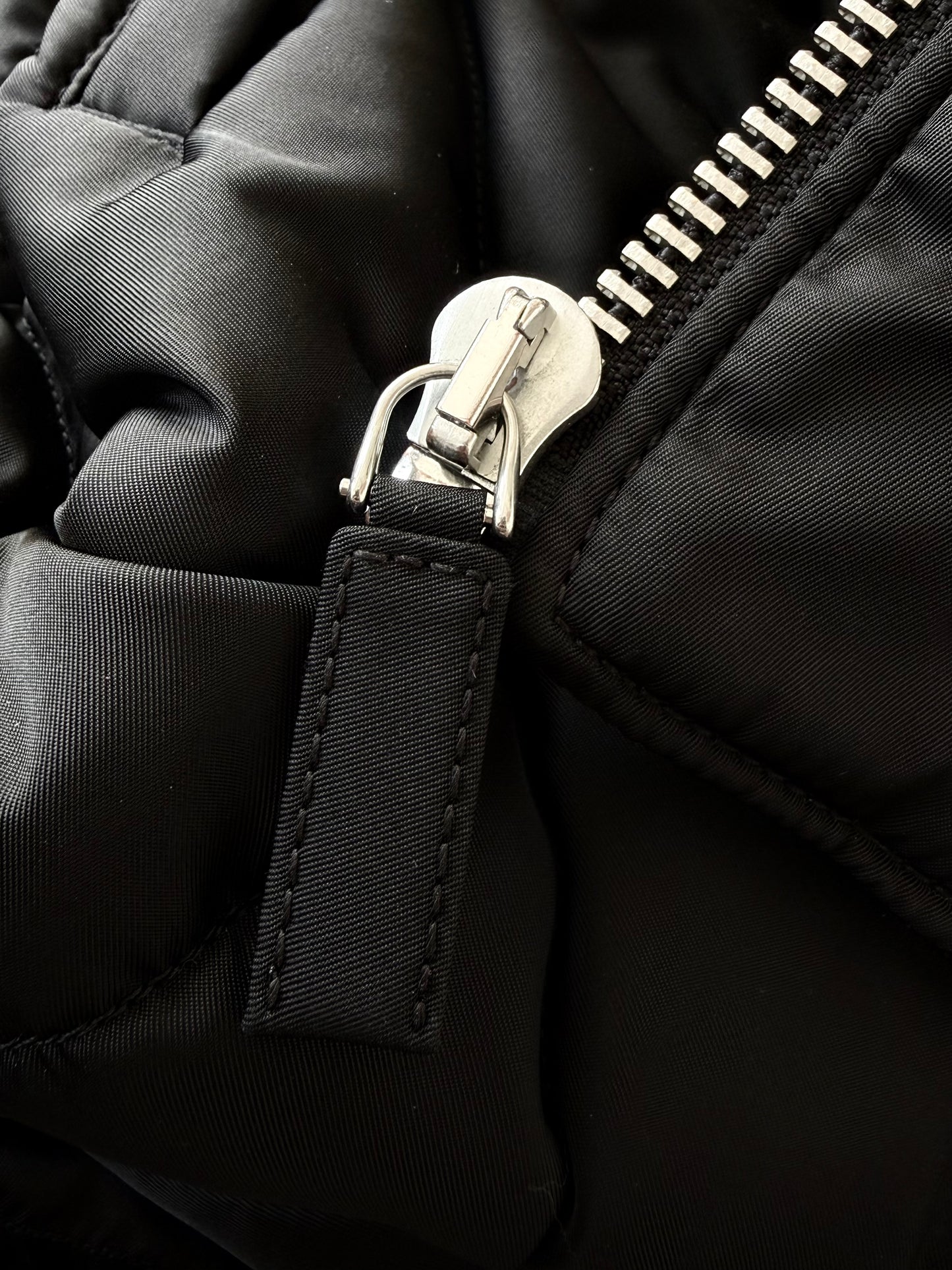 Prada A/W 2022 Re-Nylon Black Bomber Jacket