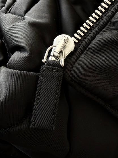 Prada A/W 2022 Re-Nylon Black Bomber Jacket