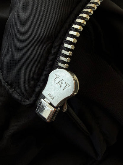 Prada A/W 2022 Re-Nylon Black Bomber Jacket