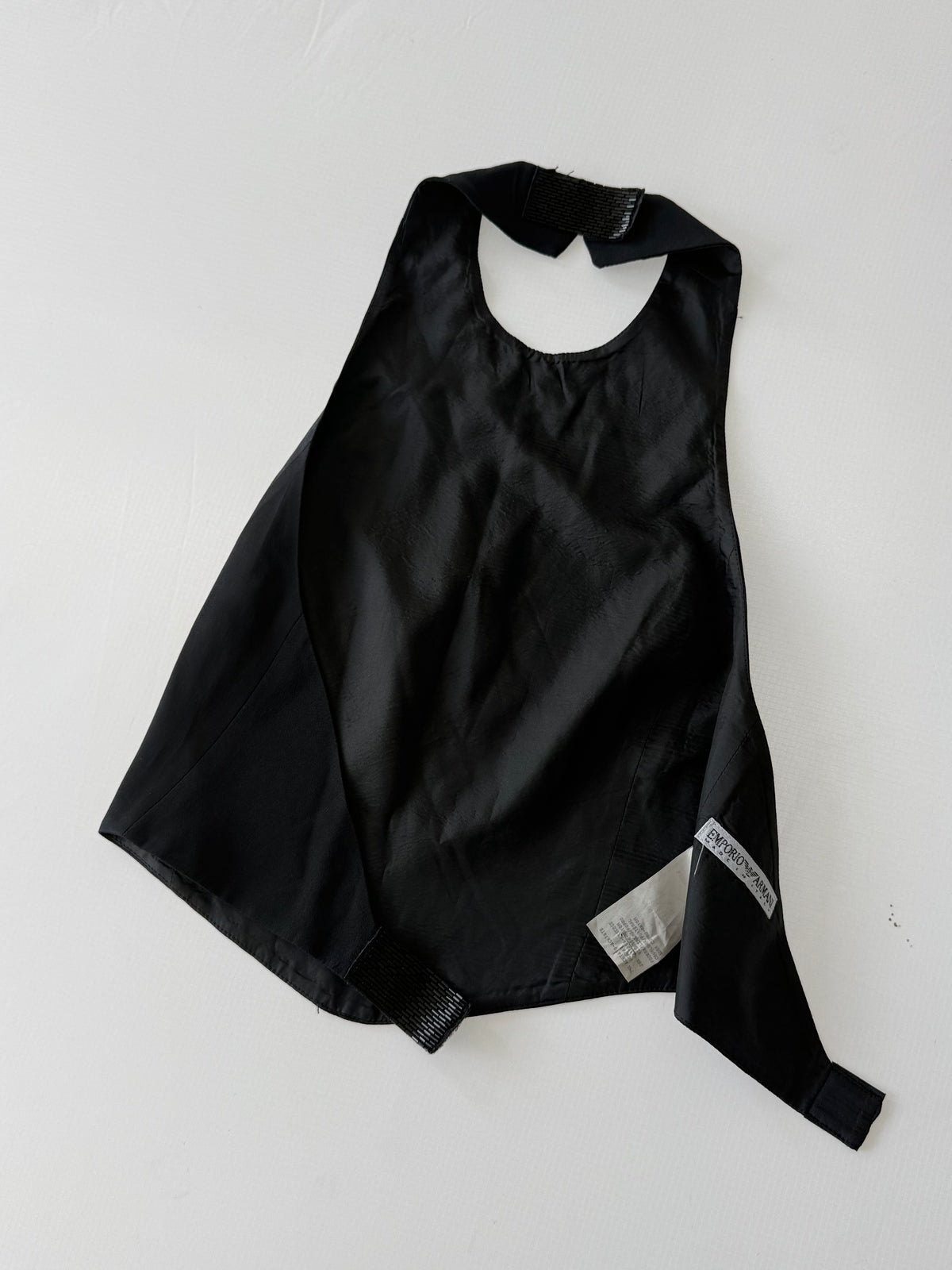 Emporio Armani Black Halter Neck Top