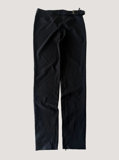 Gucci Black Wool Pants G Buckle Design