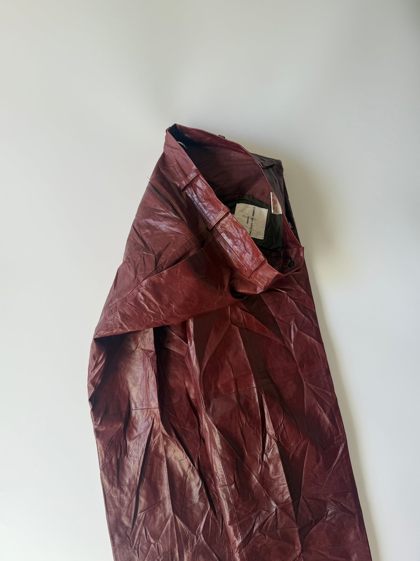 Comme des Garcons Homme Leather Pants