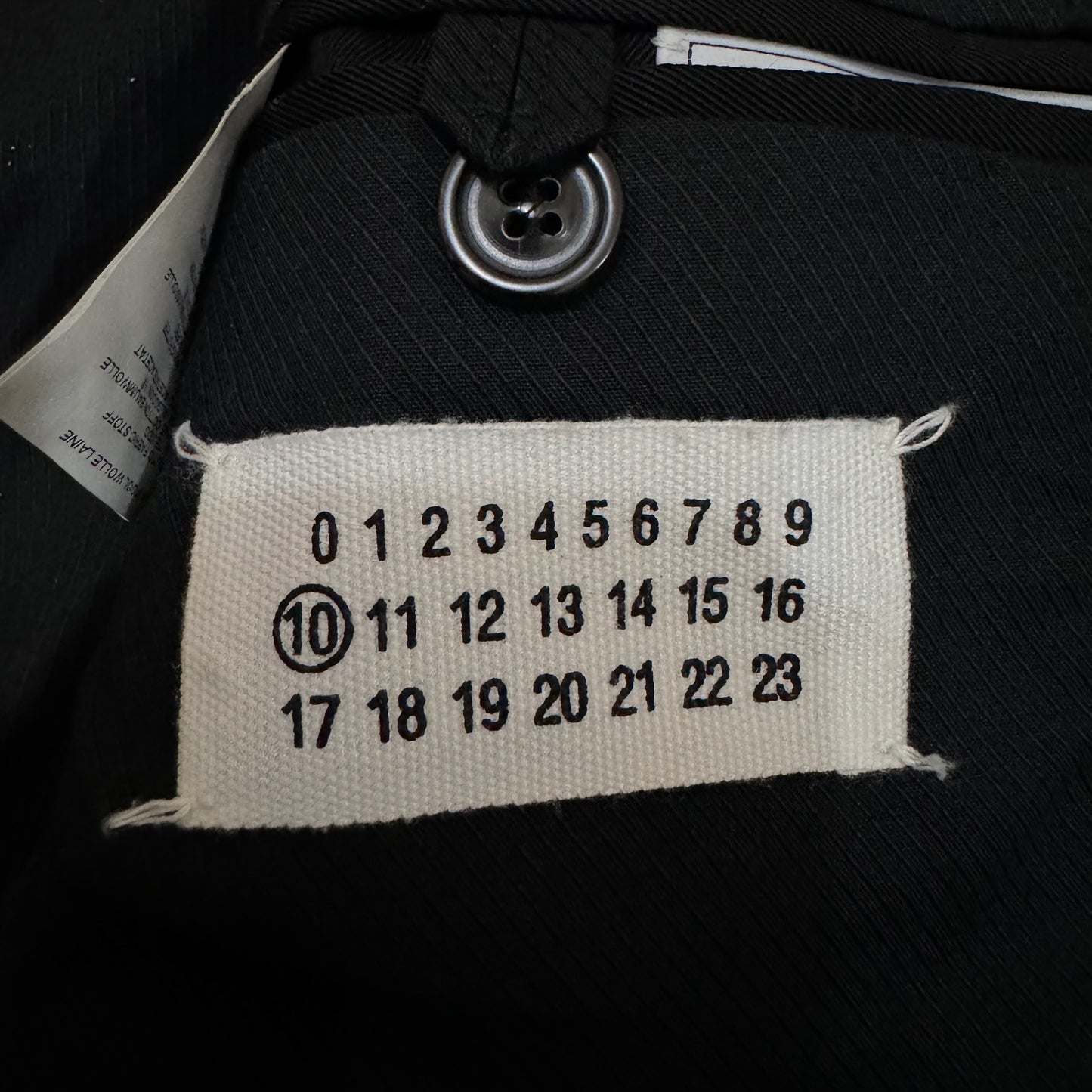 Maison Margiela Single-Breasted Wool Blazer