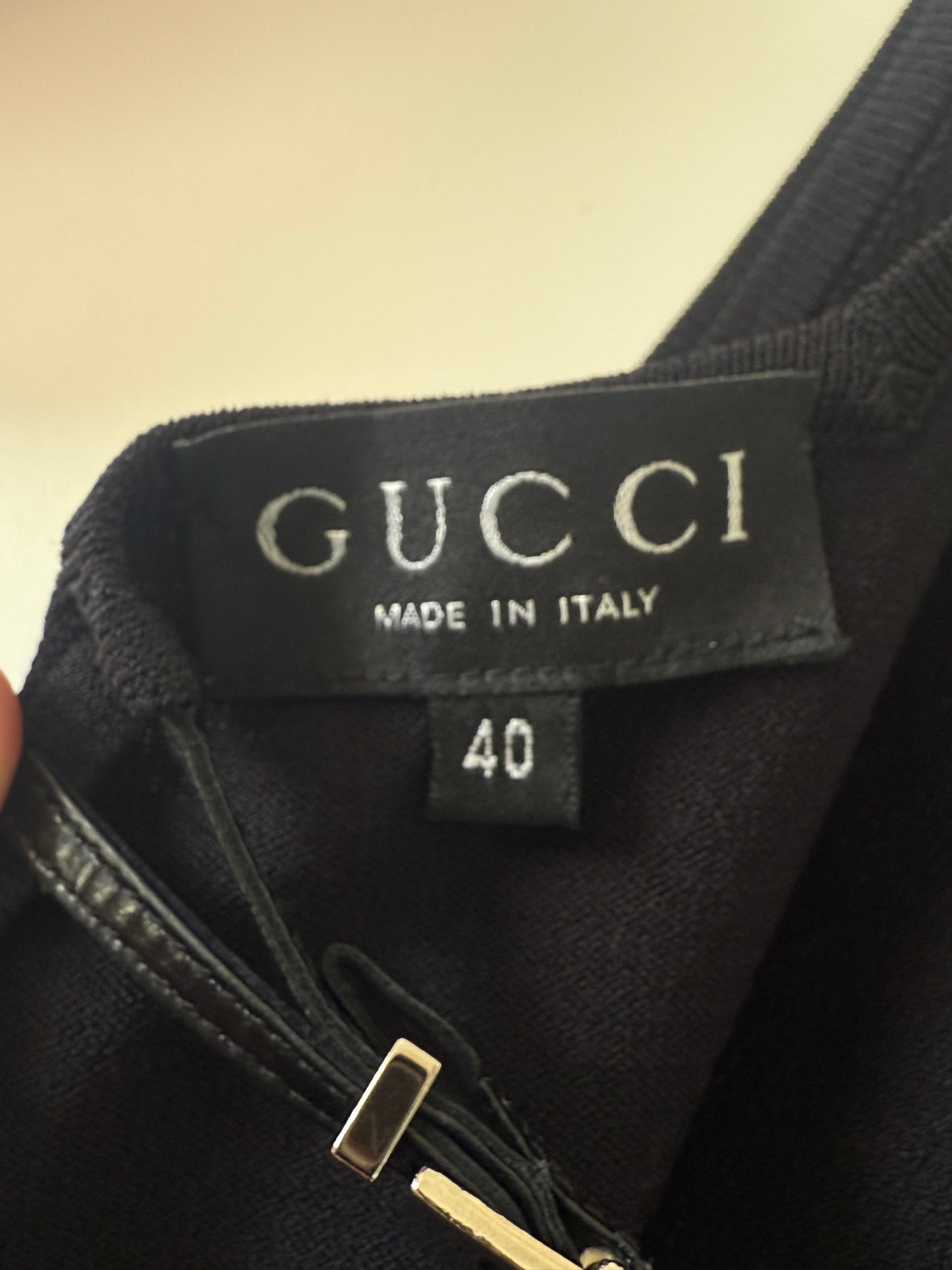 Gucci by Tom Ford 1998 Black Bodycon Dress
