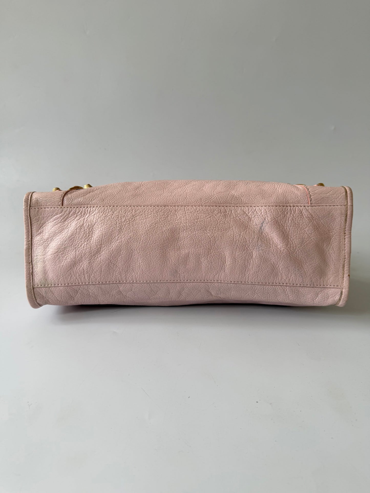 Balenciaga Light Pink Giant 12 Gold City Bag