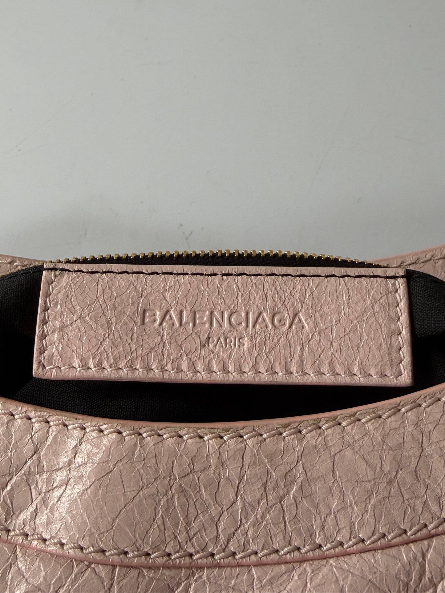 Balenciaga Light Pink Giant 12 Gold City Bag