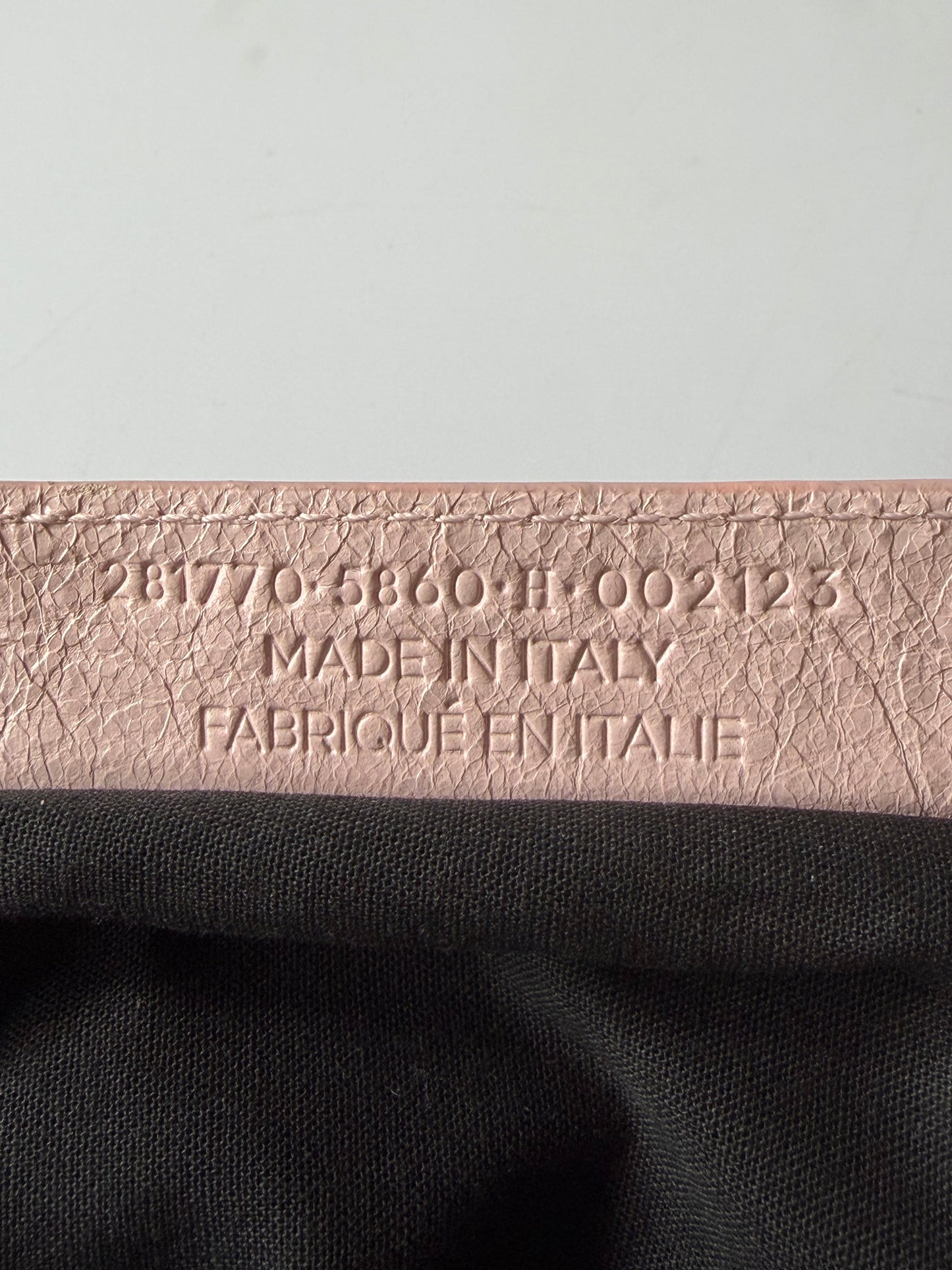 Balenciaga Light Pink Giant 12 Gold City Bag