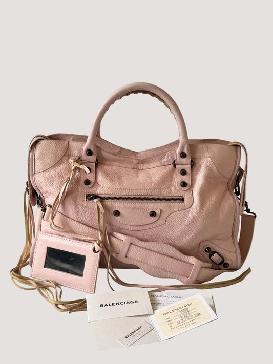 2000’s Balenciaga Light Pink Classic City Bag