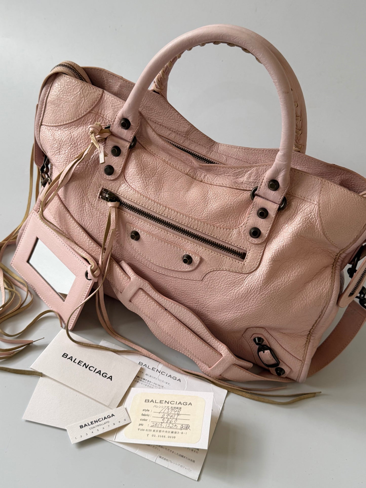2000’s Balenciaga Light Pink Classic City Bag