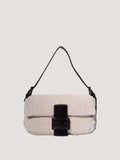 Fendi Pink Beaded Baguette Bag